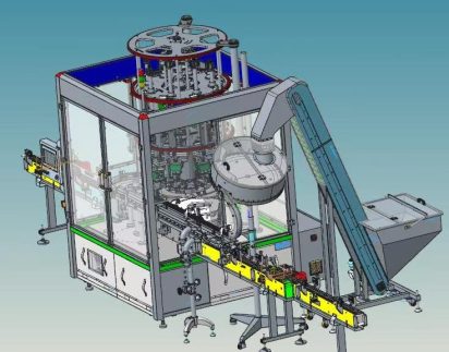 Rotary Type Filling Machine For Liquid/Paste