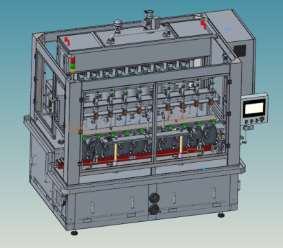 Rotary Type Filling Machine For Liquid/Paste